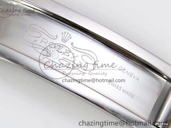 MiroTime 0226 GoodFit DayDate 40 SS JDF 904L Steel Silver Crystal Dial on President Bracelet VR3255 V3 (Gain Weight) 1431